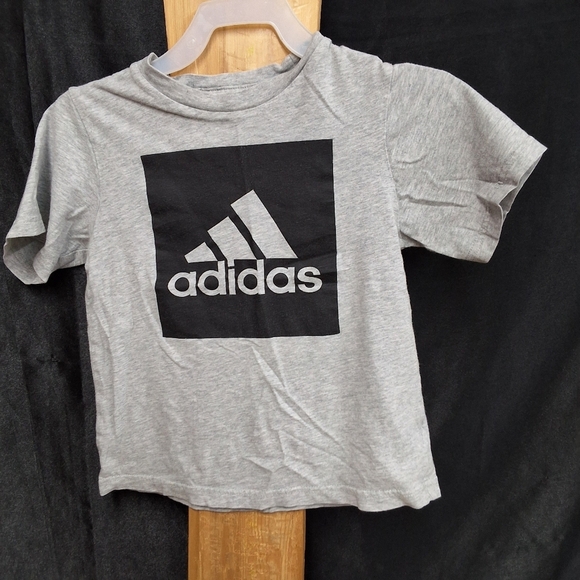 adidas Gray Short Sleeve Tee - Picture 1 of 6